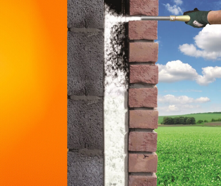 how is cavity wall insulation installed